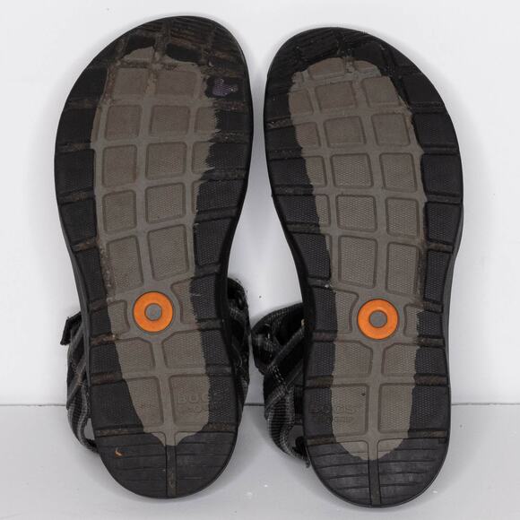 BOGS Boys Rio Stripe Sandals Water Hiking Adjustable Gray Black Size 3 | AO - Picture 6 of 6